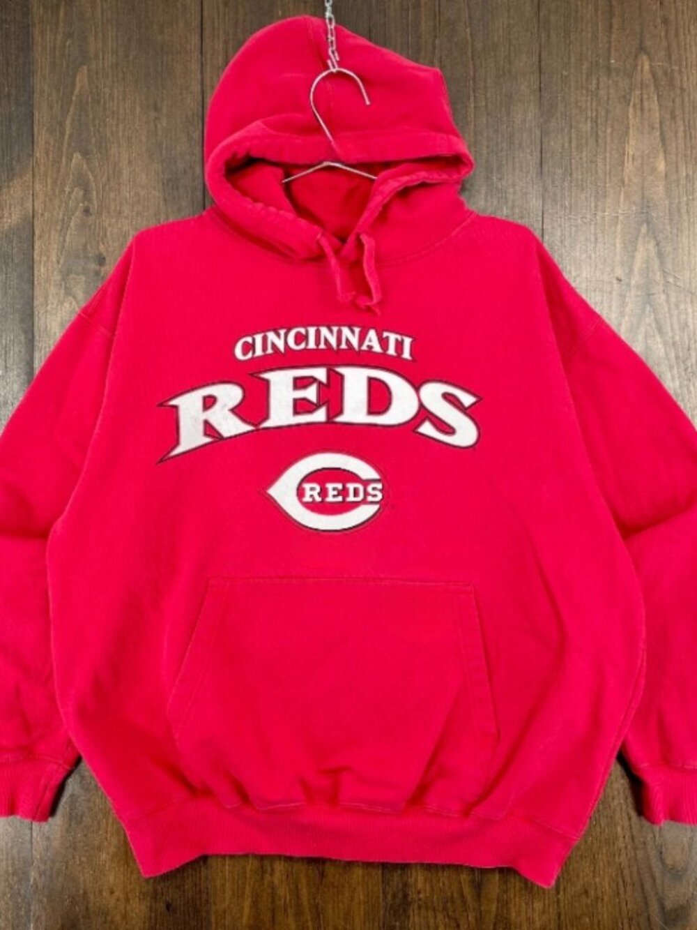 retro Cincinnati Reds MLB Baseball Hoodie Sweatshirt shirt 1998 90s